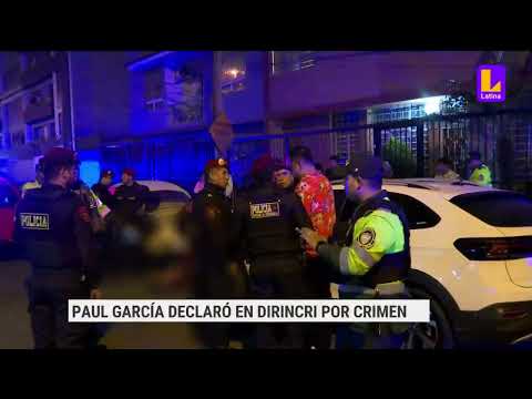 Excongresista Paul García acudió a la Dirincri para declarar por crimen en fiesta