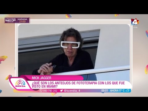 Buen Día - Mick Jagger: ¿Qué son los anteojos de fototerapia con los que fue visto en Miami