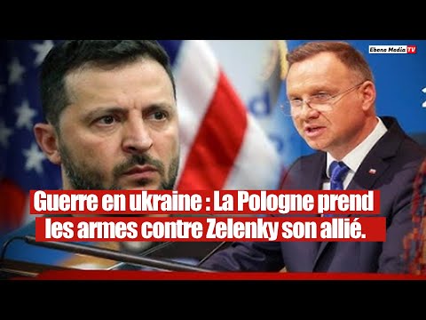 Coup dur: La Pologne suspend totalement ses livraisons d`armes à l`Ukraine.