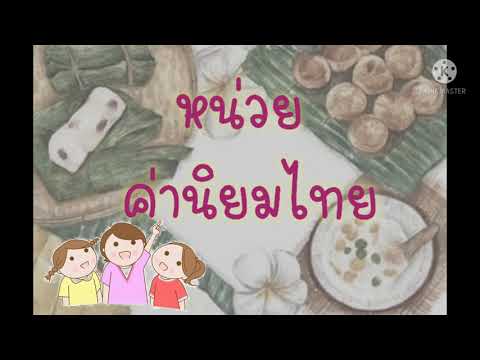 หน่วยค่านิยมไทย(ภาษาจีน)