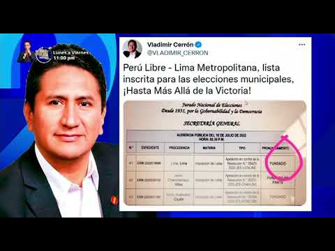 Molina: Estoy indignado de que el JNE me haya excluido como candidato a la alcaldía de Lima