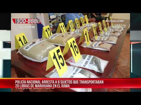 Policía incauta armas y marihuana a delincuentes en El Rama – Nicaragua