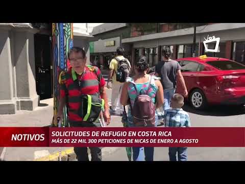 Nicaragüenses con mayor número de solicitudes de refugio en Costa Rica