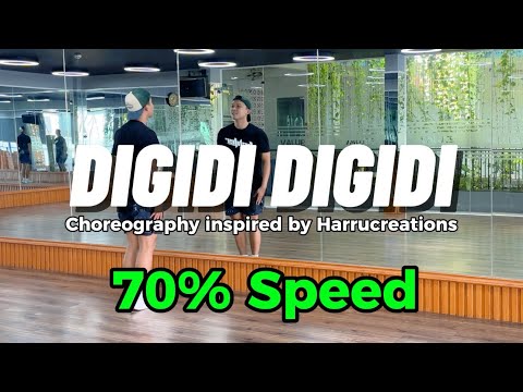 Tutorial DIGIDI DIGIDI I DJ . ILHAM | Dance Fitness with An cover | Slow Music