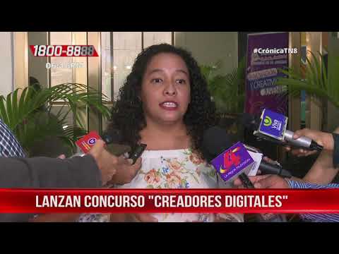 Lanzan concurso para creadores digitales de Nicaragua