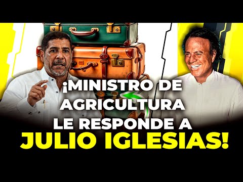 Ministro de Agricultura critica a Julio Iglesias
