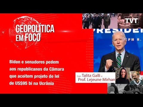 Biden e senadores pedem aos republicanos da Câmara que aceitem projeto de lei de US$95 bi na Ucrânia