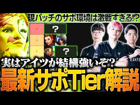 【サポート編】冗談抜きでアイツが強いパッチです。現役OWプロ3人によるロール別最新Tierリスト解説！！【オーバーウォッチ2 / OW2】