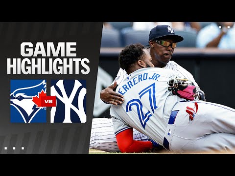 Blue Jays vs. Yankees Game Highlights (8/4/24) | MLB Highlights