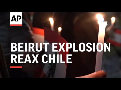 Candlelit vigil in Chile for Beirut explosion victims
