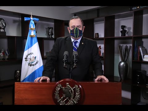 Coronavirus: Presidente Giammattei anunció disposiciones presidenciales para los próximos 15 días