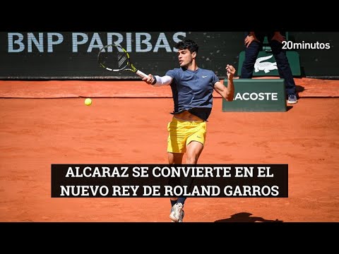 Así fue el triunfo de Carlos Alcaraz contra Zverev en la final de Roland Garros