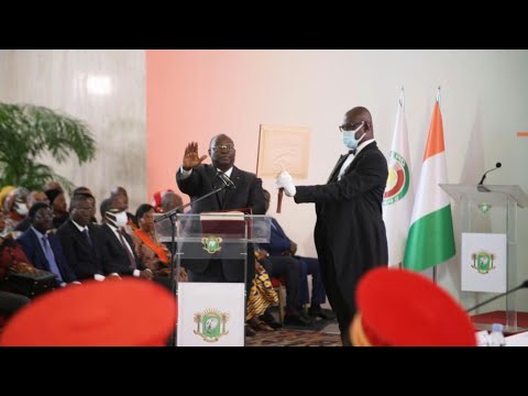 Côte d'Ivoire: le nouveau vice-président prête serment | AFP Images