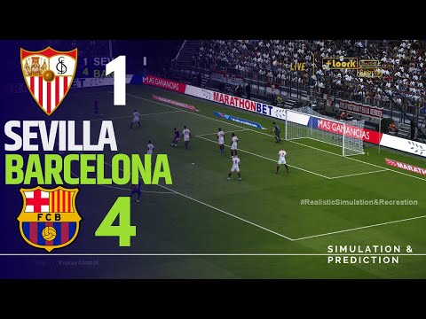 SEVILLA 1-4 BARCELONA • Highlights • LaLiga 2025 | Simulación/Recreación