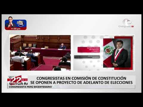 Proyecto de Susel Paredes sobre adelanto de elecciones fue rechazado por algunos parlamentarios