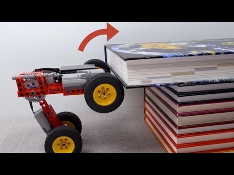 Making Lego Car CLIMB Obstacles