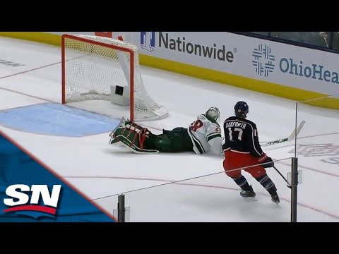Marc-André Fleury Changes His Mind Halfway To The Bench, Makes Diving Save To Spark Wild Goal