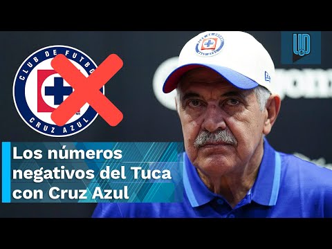 Los números negativos del Tuca Ferretti con Cruz Azul