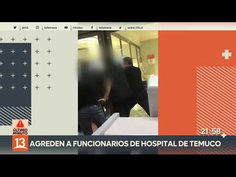 Agreden a funcionarios de hospital de Temuco