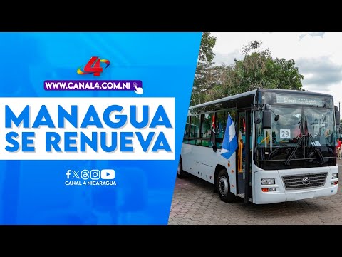 Managua se renueva: 117 nuevos buses Yutong fortalecen el transporte público