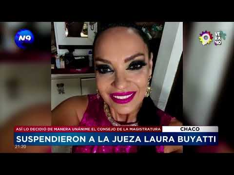 SUSPENDIERON A LA JUEZA LAURA BUYATTI - NOTICIERO 9