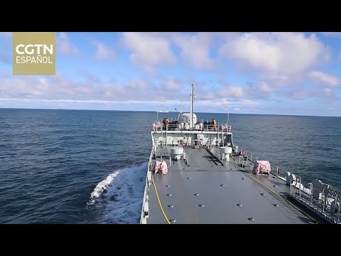 La flota naval china realiza entrenamientos de combate en el mar Meridional de China