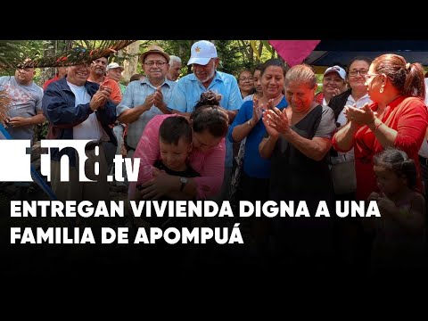 Entregan vivienda digna a una familia de Apompuá en Juigalpa, Chontales - Nicaragua