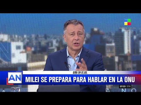 JAVIER MILEI se prepara para un polémico discurso en la ONU