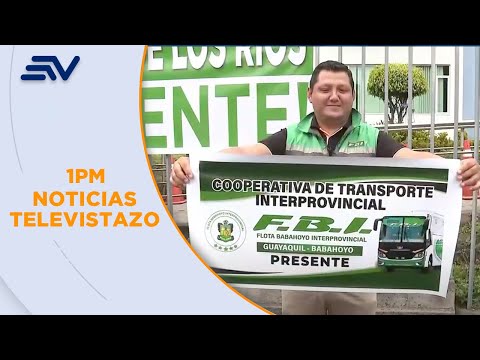 Transportistas piden al presidente  Noboa declarar emergencia en la ANT | Televistazo | Ecuavisa