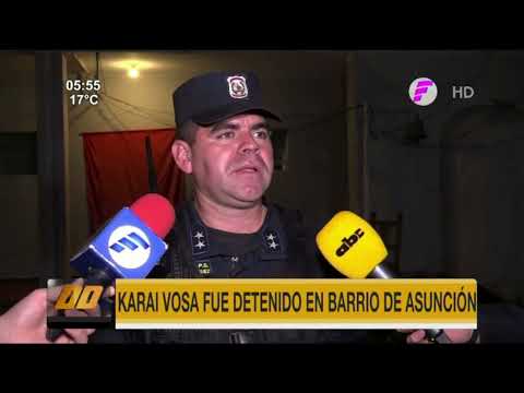 Detienen a un presunto ladrón en un barrio de Asunción