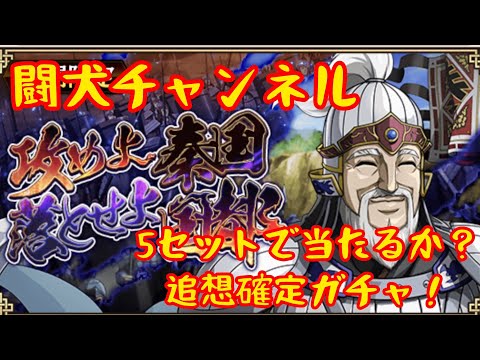 キングダム乱(攻めよ秦国落とせよ国都トリプルクリア！5セットで当たるか？追想確定ガチャ！魏国討伐来るで！)闘犬チャンネル