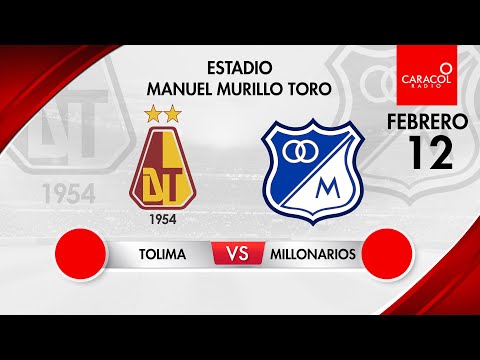 EN VIVO | Tolima vs Millonarios - Liga Colombiana por el Fenómeno del Fútbol