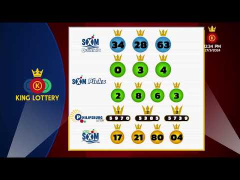 King Lottery SXM EN VIVO ? Resultados Miércoles 27 de Marzo 2024 - 12:30PM