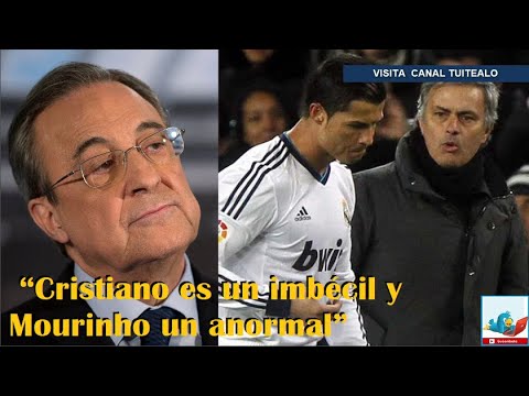 'Cristiano Ronaldo es un imbécil y Mourinho un anormal' revelan nuevos audios de Florentino Pérez