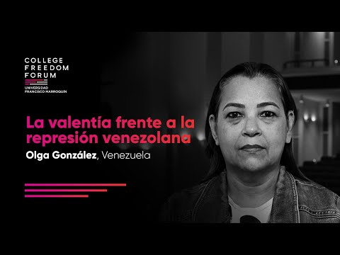 La valentía frente a la represión venezolana | Olga González
