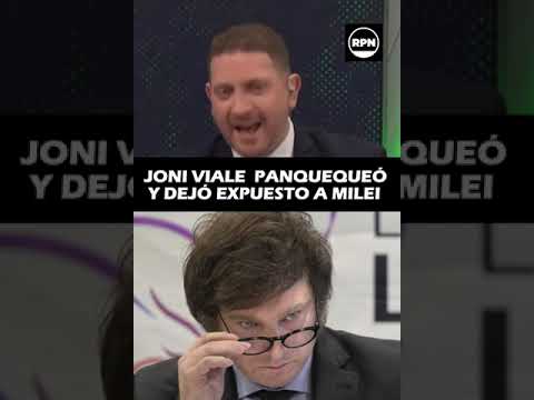 ¡PEGÓ LA PANQUEQUEADA DEL AÑO! Joni Viale LE SOLTÓ LA MANO a Milei