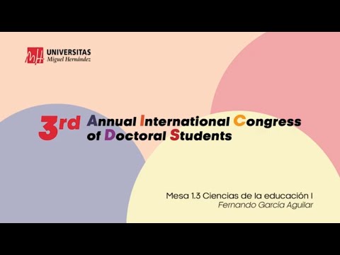 III CAIED  Mesa 1.3 Ciencias de la Educación I