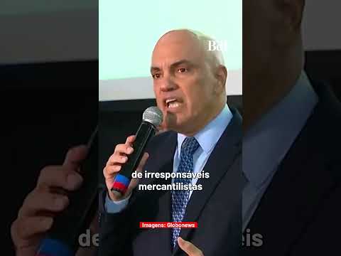 Alexandre de Moraes manda indireta à união de políticos e Elon Musk: 'irresponsáveis mercantilistas'
