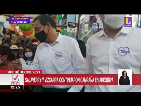 ? Daniel Salaverry y Martin Vizcarra generaron aglomeración en Arequipa