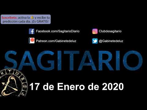 Horóscopo Diario - Sagitario - 17 de Enero de 2020