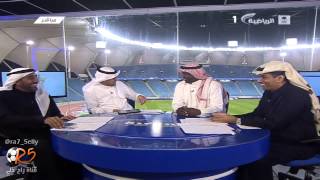 فيديو:لقطة طريفة للأسطورة ماجد عبدالله في الأستديو التحليلي