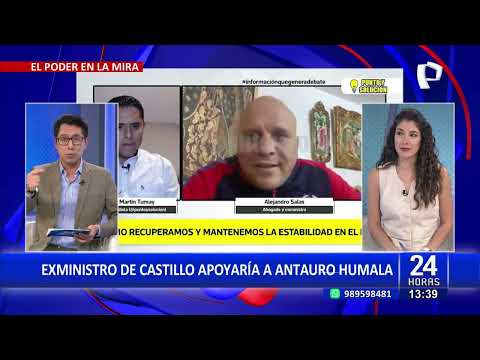 Alejandro Salas: Exministro de Pedro Castillo asegura que votaría por Antauro Humala