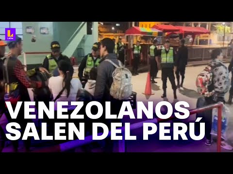 Por estos motivos los venezolanos están saliendo del Perú: Vienen con niños y abuelitos