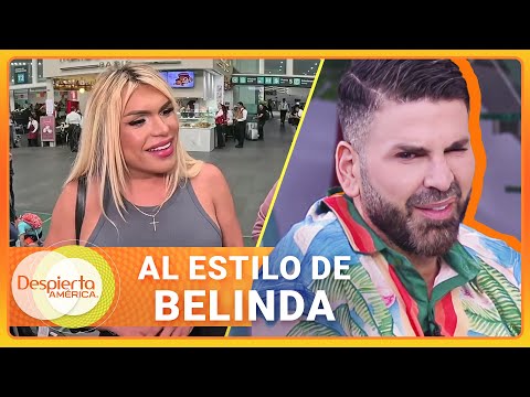 Wendy Guevara y Jomari Goyso le copian a Belinda | Despierta América | Hoy | 23 de agosto