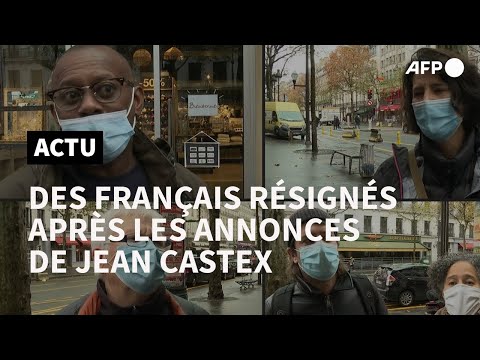 Covid-19: des Français résignés après les annonces de Jean Castex | AFP