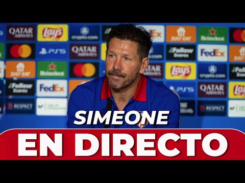 EN DIRECTO RUEDA DE PRENSA de Diego Pablo SIMEONE | REAL SOCIEDAD vs ATLÉTICO