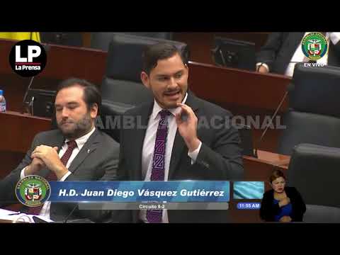 Periodo de incidencias del diputado Juan Diego Vásquez