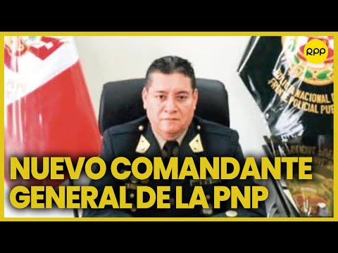 Jorge Angulo es nombrado nuevo Comandante General de la PNP