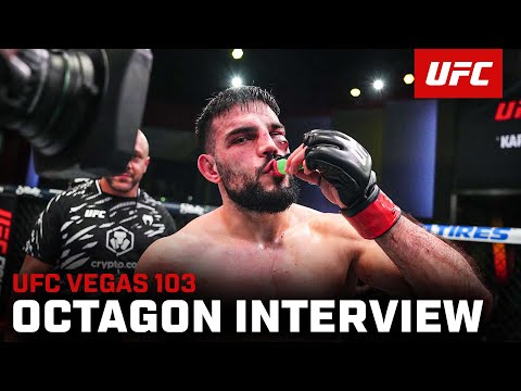 Nasrat Haqparast Octagon Interview | UFC Vegas 103