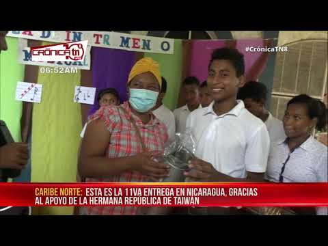 Entregan instrumentos para la orquesta municipal de Puerto Cabezas - Nicaragua